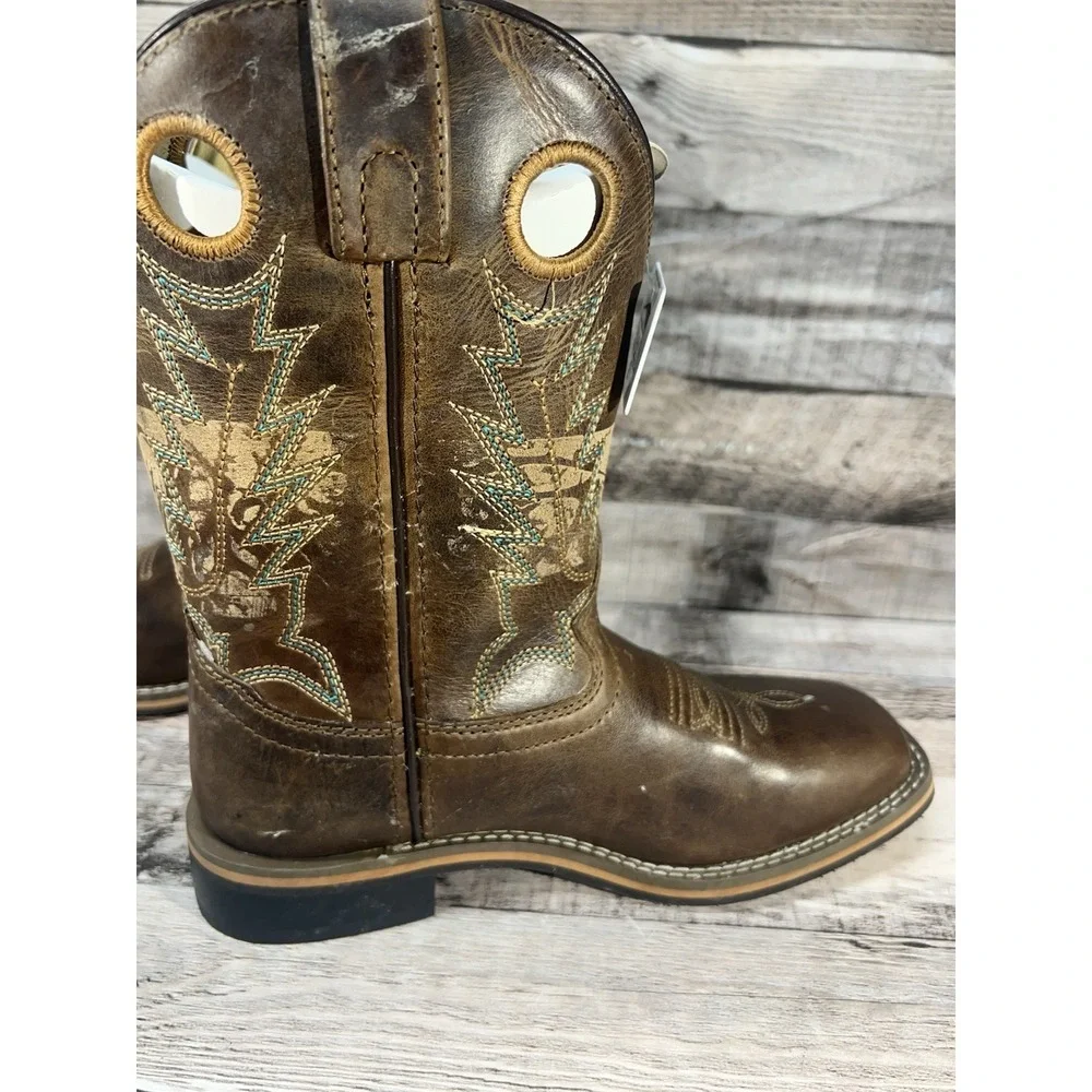 Smoky Mountain Kids Jesse Sq Toe Boots Size‎ 2